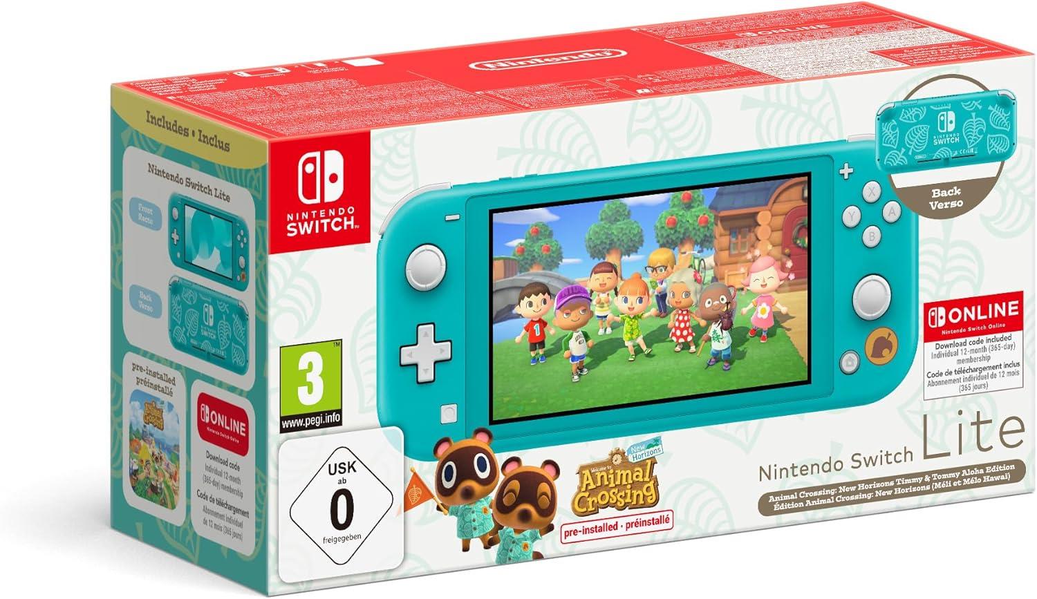 NINTENDO CONSOLE NINTENDO SWITCH LITE ANIMAL CROSSING ED.TOMMY +12M